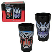 Transformers Decepticons and Autobots Pub Glasses 2-Pack